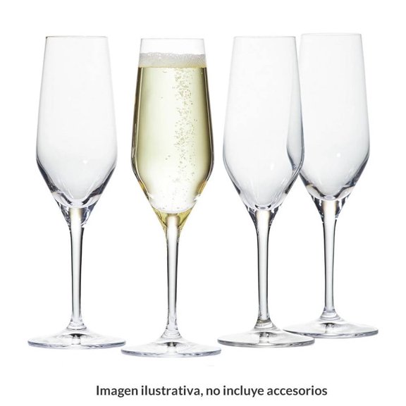 Juego de Copas Spiegelau Copas Flauta Style de 240 ml 4 Piezas