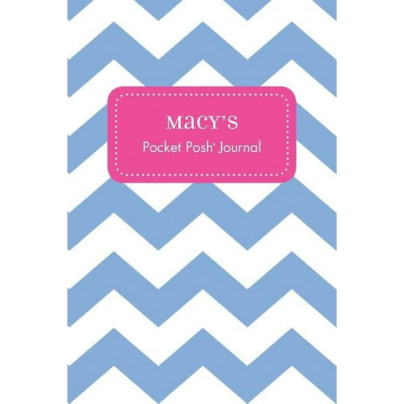 Macy's Pocket Posh Journal, Chevron, (Paperback)