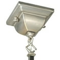 thumbnail image 3 of MEYDA 129072 5 in. Square Bungalow White Alabaster Swirl 1 Light Mini Pendant, 3 of 7