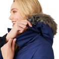 thumbnail image 5 of Free Country Women's Brisk II Parka Jacket Navy S, 5 of 6