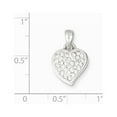 thumbnail image 2 of White Sterling Silver Charm Pendant Themed Crystal 20 mm 12, 2 of 2