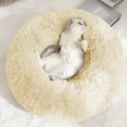 thumbnail image 6 of Nisrada Calming Donut Dog Bed Anti-Anxiety, Self Warming, Cozy Soft Plush Round Pet Bed, Ideal for Both Home & Travel, 20"L x 20"W x 8"H, 6 of 10