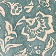 thumbnail image 3 of Plutus Elsi Pom Blue and Beige Luxury Throw Pillow 16"L x16"W, 3 of 3