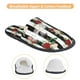 thumbnail image 3 of Fotbe Rose Flowers Pantuflas Peludas para Mujer con Estampado, Zapatillas de Peluche, Zapatos de Invierno para Casa, Uso Interior y Exterior-Large, 3 of 8