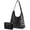 Style A-Black, variant on BadPiggies Hobo Bags for Women Soft Vegan PU Leather Shoulder Handbag Slouchy Tote Purses