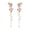 Butterflies and Flowers, variant on Pink Flower Pearl Sakura Leaf Earrings Ginkgo Biloba Cat Fairy Flower Statement Earrings For Women