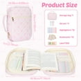 thumbnail image 2 of Bible Cover Case for Women Large Bible Bag with 292Pcs Journaling Kit, Cute Pink Butterfly Floral Book Carrying Case, Christian Gift for Daughter Granddaughter, 2 of 11