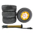 thumbnail image 2 of 1.9 "Caucho Inflable Llantas Llantas Neumáticos para SCX10 D90 90046 4WD RC Vehículos de Rastrero de Vehículos de Vehículos blanco Yotijar rc ruedas y neumáticos, 2 of 6