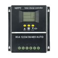 thumbnail image 1 of Amdohai Voltage Automatic Identification Solar MPPT Controller LCD Display Off-grid System Electrical Power Generating Systems for Rechargeable Lithium Battery Leadacid Cell, 1 of 7
