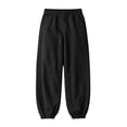 thumbnail image 4 of Womens Elastic Waist Pants Casual Loose Jogger Trousers With Ankle Cuffs for Daily Wear, 4 of 7