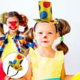 thumbnail image 3 of Diadema de payaso, sombrero, disfraz de carnaval, divertido accesorio de actuación, tocado de payaso para adultos y niños, 3 of 6