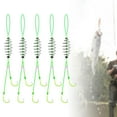 thumbnail image 3 of Carp Fishing Feeding Spring Double Barbed Hooks Durable Portable Double Hook 11mmx19.8mm, 3 of 8