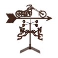 thumbnail image 3 of EZ Vane Chopper Motorcycle Weathervane — Deck Mount, Wind Cups, Antique Copper Finish, Steel with Durable Triple Powder Coating, Handcrafted in USA, 3 of 7