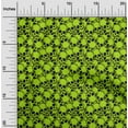 thumbnail image 1 of oneOone Viscose Jersey Light Green Fabric Skull Sewing Craft Projects Fabric Prints By Yard 60 Inch Wide, 1 of 1