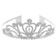 thumbnail image 2 of Silver Rhinestone Crown Headdress for Brides and Women Perfect for Weddings Festivals Parties Photography 3.5x6.5 Inches, 2 of 5