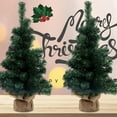 thumbnail image 4 of 16 Inch Tabletop Christmas Tree - Mini Artificial Holiday Decor for Home, Office & Parties with Adjustable Branches, 4 of 6