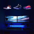 thumbnail image 4 of 6pcs Floating Shoe Rack,acrylic Clear Wall Mounted Shoe Display Shelf,display Shoe&sneaker Collectible Mini Shoe Rack For Gaming Room Room Decor For M, 4 of 5