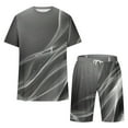 thumbnail image 4 of UVEASISHA Mens Two Piece Athletic Set Summer Short Sets 3D Digital Print Tracksuit Outfit Muscle Tees and Drawstring Shorts Set for Men 2025 Today Sales, 4 of 5