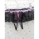 thumbnail image 4 of Tangas de malla con encaje floral, bragas con lazo y entrepierna abierta con perlas artificiales, lencería y ropa interior sexy para mujer, 4 of 5