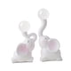 thumbnail image 5 of 2x Pareja Estatuas de Elefantes Escultura Animal Mesa Moderna Centro de Mesa Adorno Figura de Resina para Entrada Dormitorio Gabinete Mesa Estantería BLESIY Estatuilla de elefante, 5 of 8
