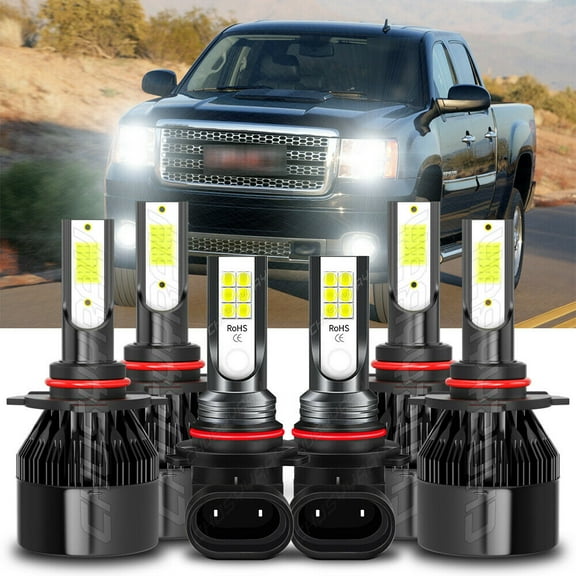 For Chevy Silverado 1500 2500 2003-2005 2006 LED fog light 6000K white