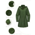 thumbnail image 6 of Women's Detachable Hood Water Windbreaker Women's Solid Color Long Sleeved Thin Coat Matching with Various Outfits Hand Wash, 6 of 6