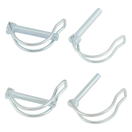 4Pcs 2 Style Carbon Steel Quick Lock Release Pin Coupler Safety Pin Trailer Towing Bicycle Stroller Cargo Boat Stage Leg Hitch Hook Clip making