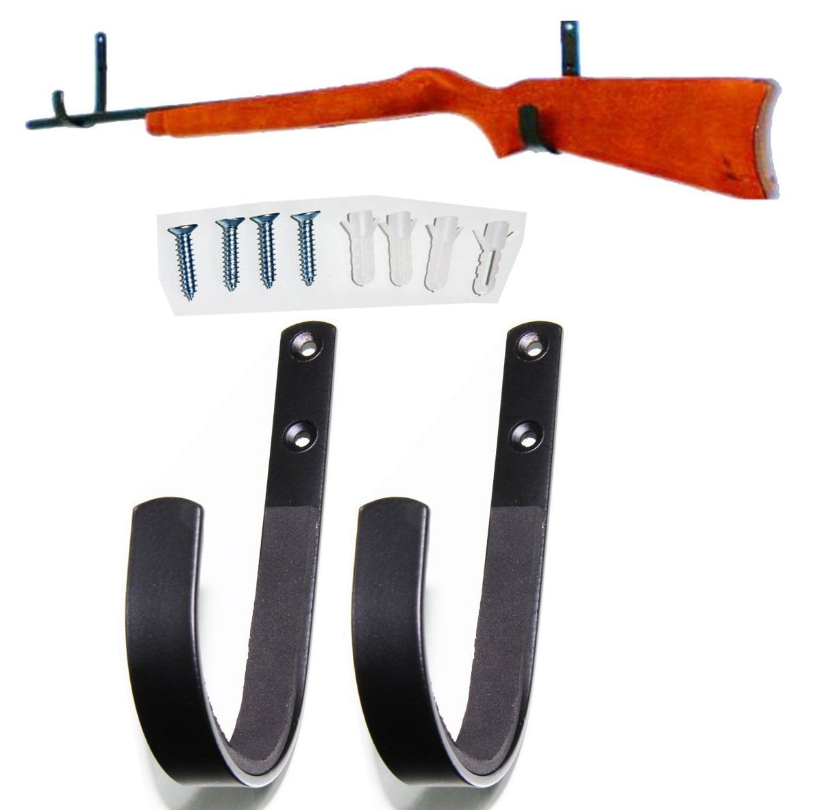 EONSALE AmeriGun Club Easy Use Mount Anywhere Rifle Straps Gun Rack