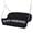 No Cushion, variant on Pemberly Row Resin Wicker Porch Swing in Black