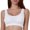 White, variant on SHENGYUAN Plus Size Sports Bra Yoga Bras for Women Strappy Padded Medium Support Workout Tops Black,XXL