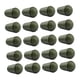 thumbnail image 2 of Topes de campana perfecl 20x con extremos de cable con bloqueo de tapa Verde, 2 of 8