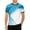 Blue, variant on KHONTS Printed Short Sleeve T Shirts for Men Tennis Crew Neck Tee Summer Fashion Plus Size Tops Red XS