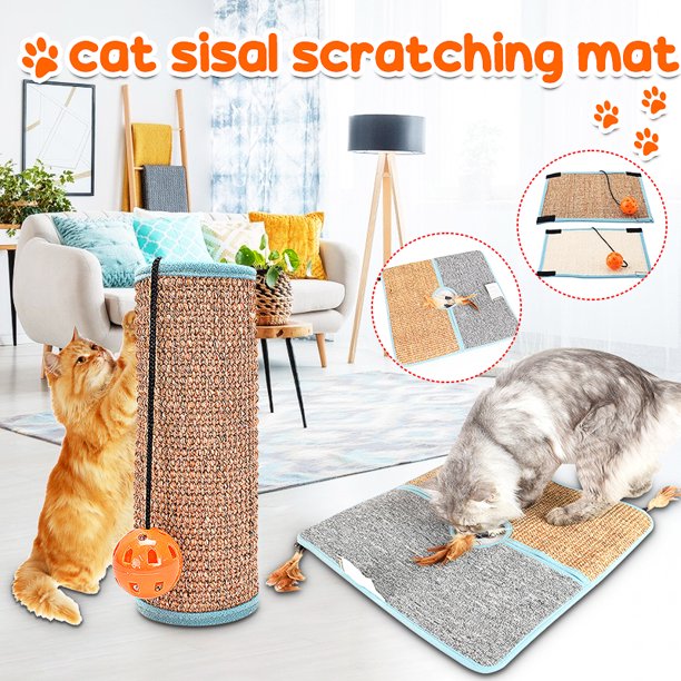 Pet Cat AntiScratching Mat Natural Sisal Soft Fabric Wall Corner