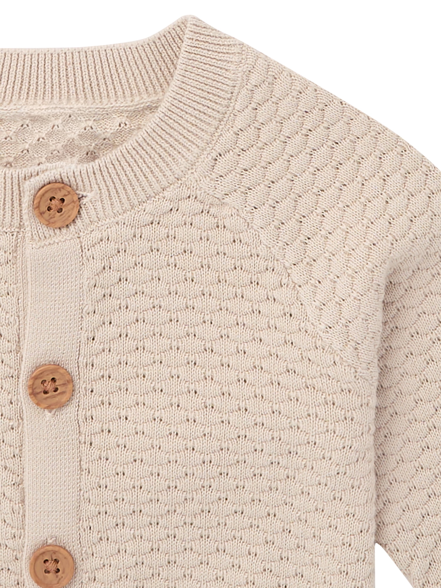 Modern Moments by Gerber Baby and Toddler Girl Sweater Knit Cardigan, Sizes 0/3 Months - 24 Months