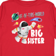 thumbnail image 4 of Inktastic Out of This World Big Sister Astronaut in Space Girls Long Sleeve Toddler T-Shirt, 4 of 5