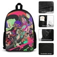 thumbnail image 3 of Splatoon 3Pcs Bookbag Sets Backpack with Lunch Bag And Pencil Case for Work Office Travel, 3 of 6