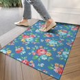 thumbnail image 4 of Pioneer Flower Floral Print Pattern Door Rugs,Washable Non Slip Door Mats Indoor,Decorative Door Mats,Entry Mat Indoor for Entrance,Bedroom,Kitchen,Bathroom,17"x30", 4 of 6