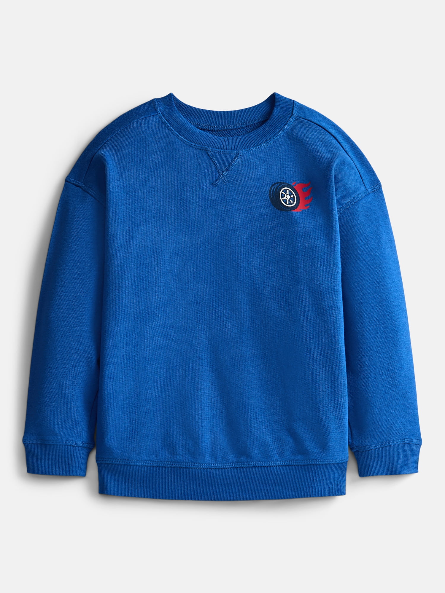 Wonder Nation Boys Tee, Crewneck, Joggers and Shorts, 4-Piece Outfit Set, Sizes 4-10