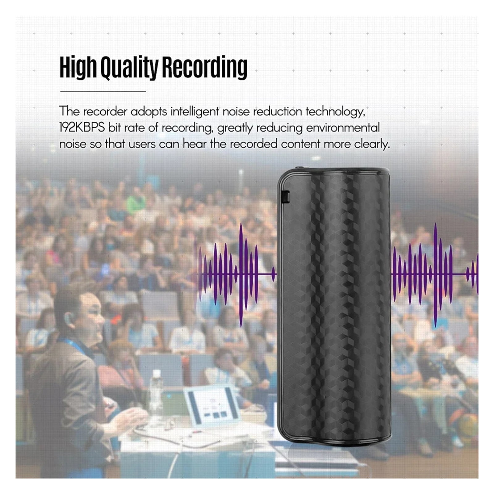 Mini Professional Activated Voice Recorder Dictaphone Magnet Standby Time Record Pen Noise ,Multi-Function