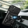 thumbnail image 3 of Shockproof Protective Phone case for iPhone 15 Pro Max 15Plus 14 Pro Max 14Plus 13 Pro Max 12ProMax 11 Xs Max XR 7 8 Plus SE Camera Protection with Ring Car Mount, 3 of 10