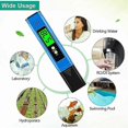 thumbnail image 4 of Ph Tester Digital Ph Meter, Professional Ph Pen, High Accuracy 0.01 Ph, Measuring Range 0-14 Ph, Ideal Water Ph Tester For Home Drinking, Swimming Poo, 4 of 5