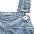 thumbnail image 6 of Baby & Little Boys/girls Water Washed Ripped Soft Denim Overalls, 6 of 6