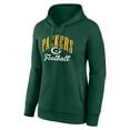 thumbnail image 2 of Women's Fanatics Green Green Bay Packers Team Logo Victory Script Pullover Hoodie, 2 of 3