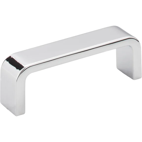 Asher 3" Center-To-Center Bar Pull, Polished Chrome