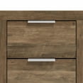 thumbnail image 7 of Harlowin 2-Drawer Knotty Oak Nightstand (20.3" x 16.3" x 18.9") (Set Of 2), 7 of 7