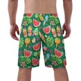 thumbnail image 3 of NICKSUN Men's Swim Trunks, Cute Print Quick Dry Summer Board Beach Shorts with Mesh Lining and Pockets, 3 of 6
