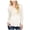 Ivory, variant on LUCKY BRAND Womens Ivory Velvet Long Sleeve Jewel Neck Top Size: M