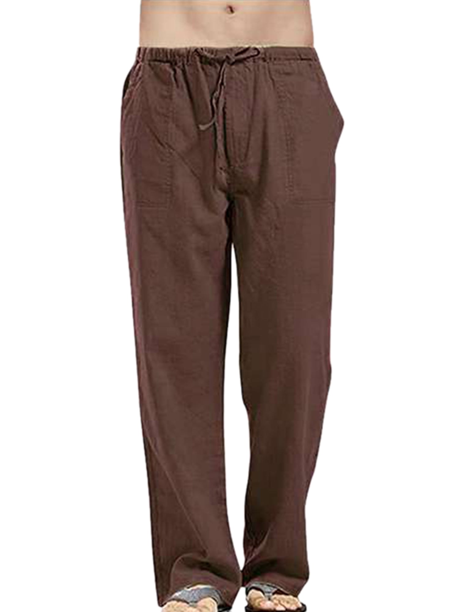 mens drawstring beach pants