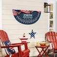 thumbnail image 3 of Anniversary Half Banner Classic Design Fade Resistant Polyester for Outdoor Patriotic Celebration, 3 of 5