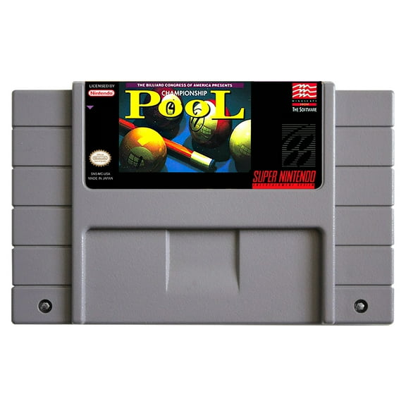 SNES Games Cartridge Championship Pool